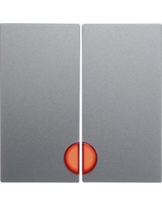 S. 1/B. X - TECLA DUPLA C/VISOR, ALUM. MATE 16271404 - 16271404