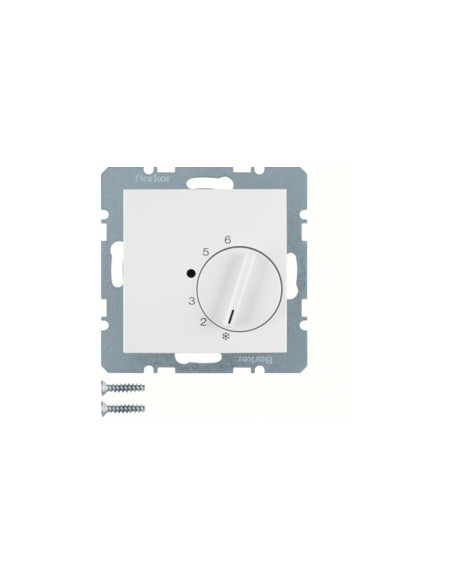 S. 1/B. X - TERMOSTATO 1NA+1NF, BRANCO MATE 20261909 - 20261909