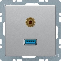 Q. X - USB/JACK 3. 5MM, ALUM. 3315396084 - 3315396084