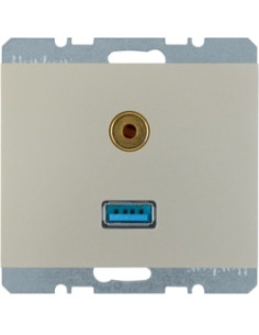 K. 1/K. 5 - USB/JACK 3. 5MM, INOX LAC 3315397004 - 3315397004