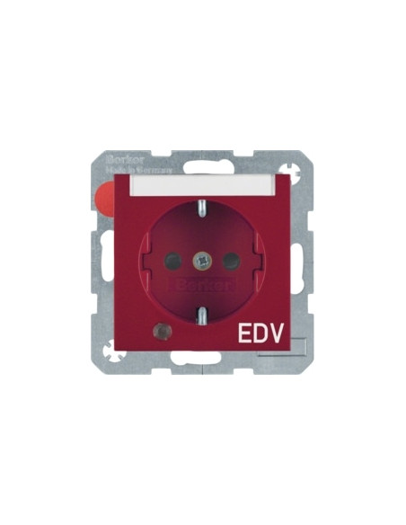 S. 1/B. X - SCHUKO "EDV" P-ETQ C/LED, ENCR 41108915 - 41108915