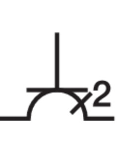 Q. X - SCHUKO X2 MONOB. OBTUR, BRANCO 47296089 - 47296089 2