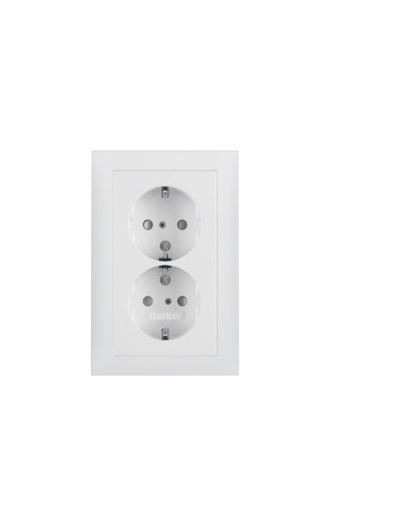 S. 1/B. X - SCHUKO X2 MONOB. OBTUR, BRANCO MATE 47299909 - 47299909