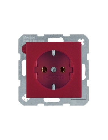 S. 1/B. X - TOMADA SCHUKO, ENCARNADO MATE 47431912 - 47431912