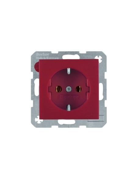 S. 1/B. X - TOMADA SCHUKO, ENCARNADO MATE 47431912 - 47431912