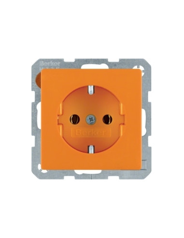 Q. X - TOMADA SCHUKO, LARANJA 47436014 - 47436014