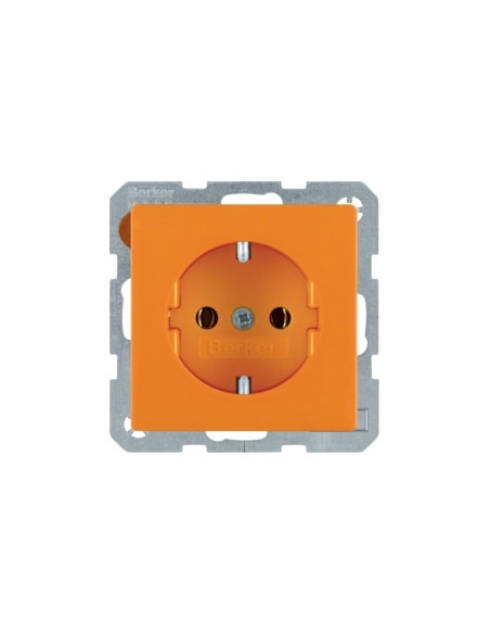 Q. X - TOMADA SCHUKO, LARANJA 47436014 - 47436014