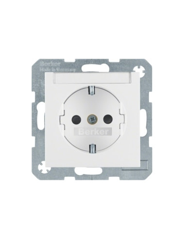 S. 1/B. X - SCHUKO P. ETIQ. OBTUR., BRANCO MATE 47491909 - 47491909