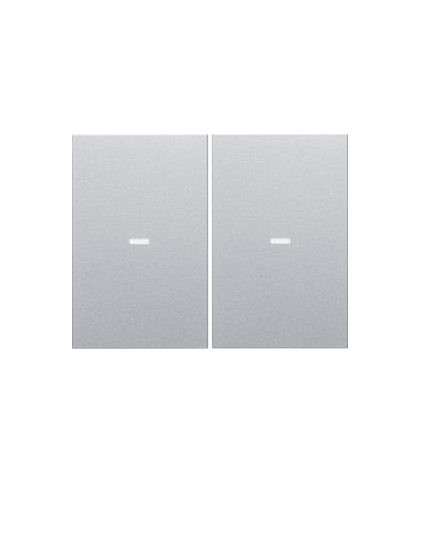 TAMPA P/ BP KNX K. X 2 TECLAS C/ BCU, ALUM. 80960371 - 80960371