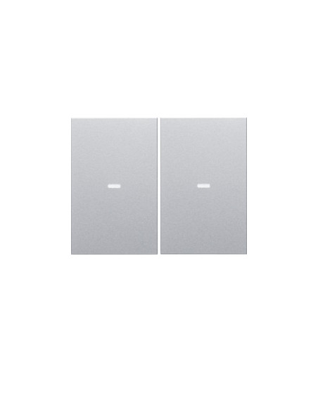 TAMPA P/ BP KNX K. X 2 TECLAS C/ BCU, ALUM. 80960371 - 80960371
