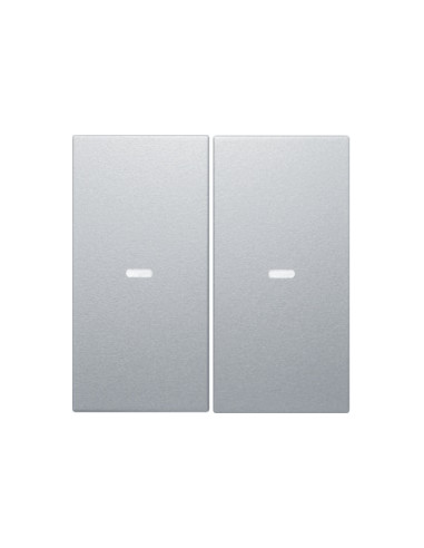 TAMPA P/ BP KNX S. X 2 TECLAS C/ BCU, ALUM. 80960383 - 80960383