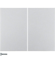 K. 1/K. 5 - TECLA DUPLA KNX RF, ALUM. MATE 85146177 - 85146177