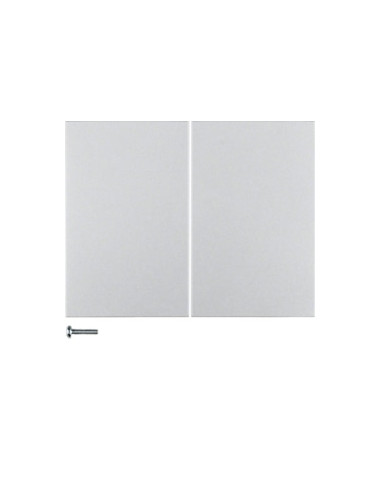 K. 1/K. 5 - TECLA DUPLA KNX RF, ALUM. MATE 85146177 - 85146177