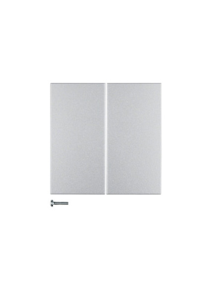B. 7 - TECLA DUPLA KNX RF, ALUM. MATE 85146183 - 85146183