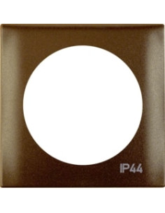 INTEGRO - QUADRO X1 "IP44", CASTANHO MATE 918272591 - 918272591