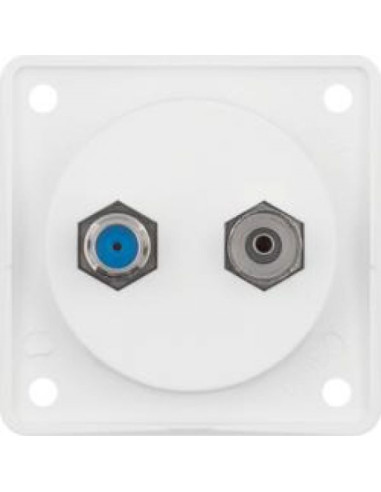 INTEGRO - TOMADA FM/SAT, BRANCO MATE 945602502 - 945602502