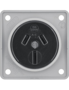 INTEGRO - TOMADA AUSTRALIA 15A, CINZ MATE 962562506 - 962562506