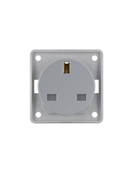 INTEGRO - TOMADA 2P+T BS, CINZENTO MATE 962622506 - 962622506