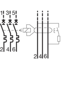 BLOCO DIF. 3P 40A 30MA HI C/BORN. DES BDH340F - BDH340F 2
