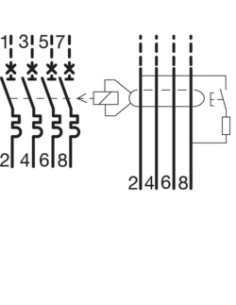 BLOCO DIF. 3P+N 40A 30MA HI C/BORN. DES BDH440F - BDH440F 2