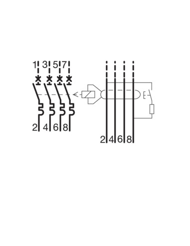 BLOCO DIF. 4P 25A 300MA TIPO HI2M BF425 - BF425