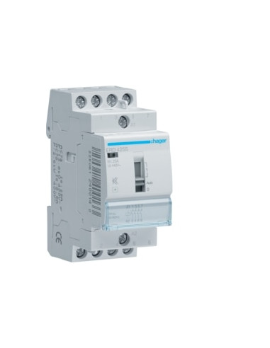 CONTACTOR C/CMDO MANUAL 25A, 4NA, 24V 2M ERD425 - ERD425