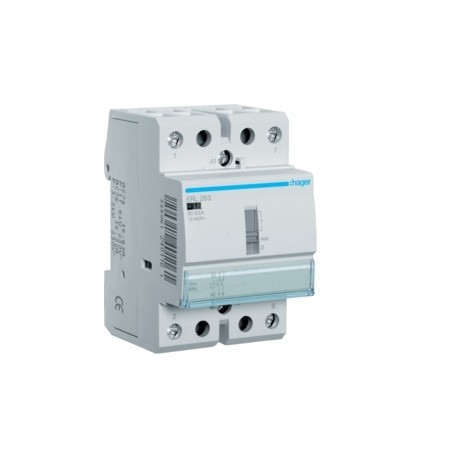 CONTACTOR C/CMDO MANUAL 63A, 2NA, 12V 3M ERL263 - ERL263