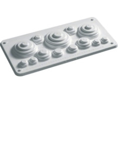 PLACA PASSA-CABOS P/TUBOS IP44/IP54 FZ425 - FZ425
