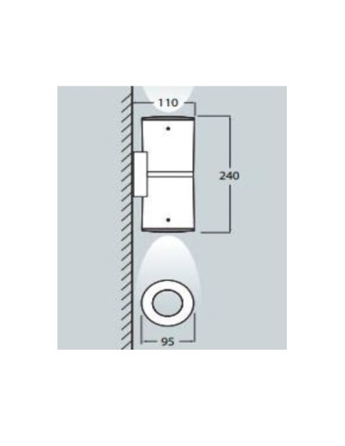 FRANCA 90 2L 2XGU10 BRANCO - 01203373205