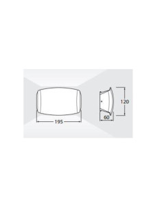 ABRAM 190 R7s-118mm BRANCO - 012039905 2
