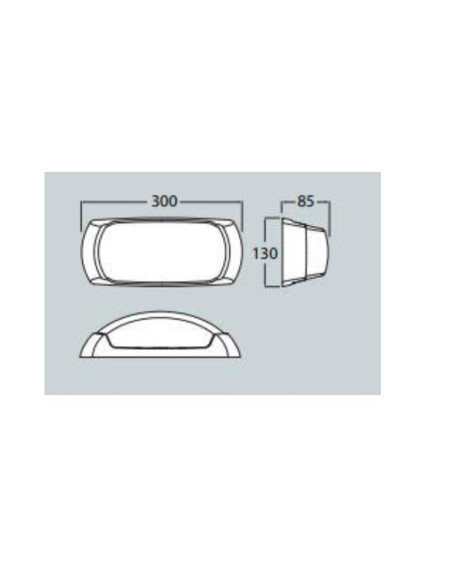 FRANCY-OP c/ sensor E27 CINZENTO - 0120321712