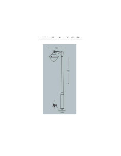 EKTOR/VIVI400 1L 1xE27 50W 5000 Lumens - 012035036110112 2