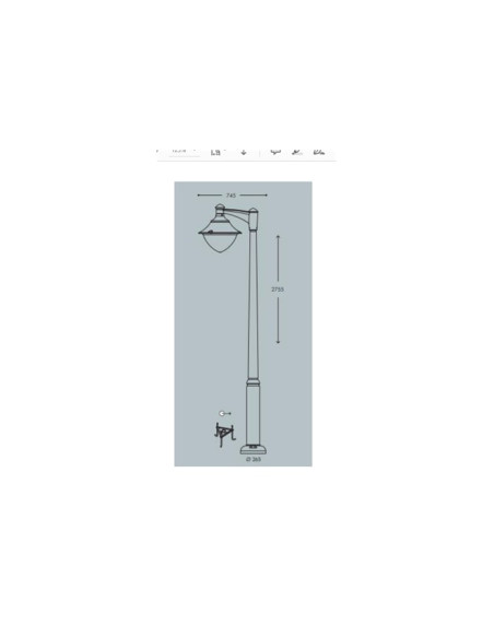 EKTOR/VIVI400 1L 1xE27 50W 5000 Lumens - 012035036110112