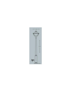 EKTOR/BEPPE400 CINZENTO 1xE27 50W 5000 Lumens - 0120350361112 2