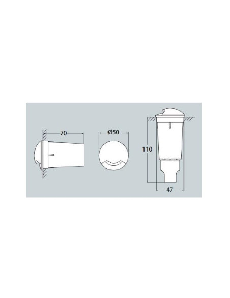 Encastrável ALDO 1L G9 BRANCO - 0120315105