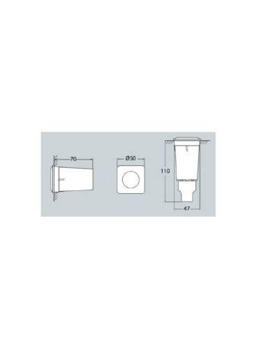Encastrável ALDO SQ G9 PRETO - 0120340113