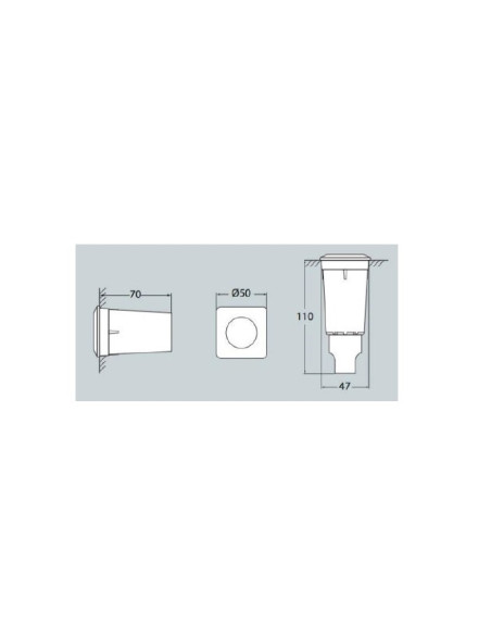 Encastrável ALDO SQ G9 BRANCO - 0120340105