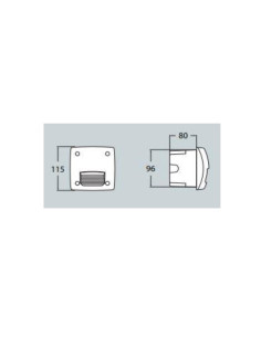 Encastrável LETI 100 SQ ST GX53 BRANCO - 0120334105 2