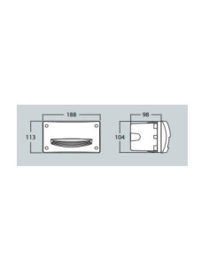 Encastrável LETI 200 HS GX53 CINZENTO - 0120344112 2