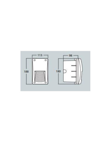 Encastrável LETI 200 VP GX53 BRANCO - 0120345105