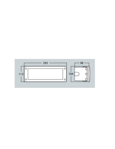 Encastrável LETI 300 E27 CINZENTO - 01203512712 2
