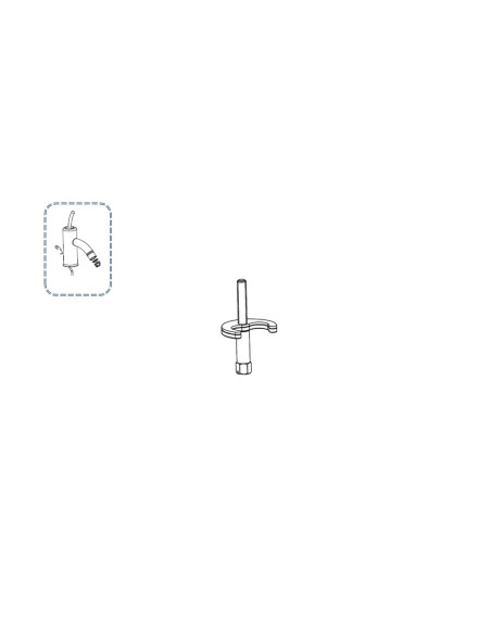KIT FIXAÇÃO LAVATÓRIO/BIDÉ ATAI ROCA AG0058700R - AG0058700R