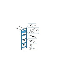 KIT FIXAÇÃO PAREDE DUPLO UR 1120 ROCA AV0030100R - AV0030100R 2