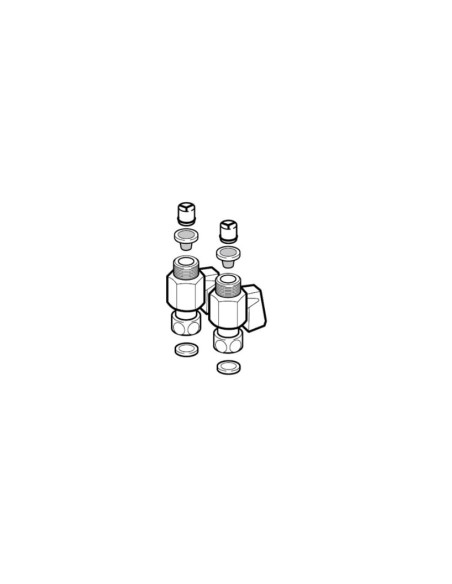KIT TORNEIRA ANTI-RETORNO E FILTRO ROCA AG0056003R - AG0056003R
