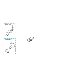 KIT SHAFT 1/2 G WATER INLET PUZZLE ROCA AG0095503R - AG0095503R
