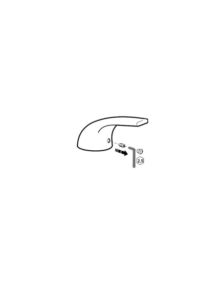 FRONTALIS HANDLE KIT ROCA A525027400 - A525027400