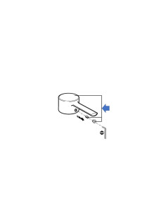 KIT HANDLE Ø47 TARGA COLD START ROCA AG0122200R - AG0122200R