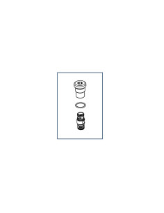 KIT MATENG. SUPORTE CHUVEIRO FLORENTINA ROCA AG0053200R - AG0053200R