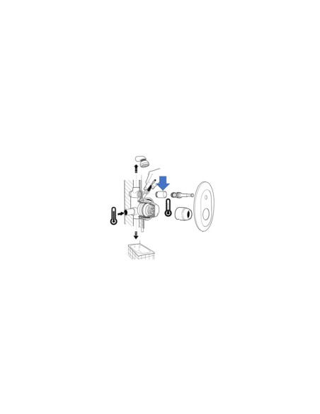 KIT PROTETORES TORNEIRA ROCA AG0003107R - AG0003107R