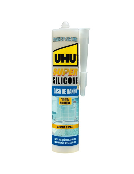 UHU Super Silicone Casa de Banho Transparente 300ml 36850 - 560176036850